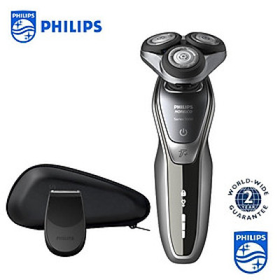 Máy cạo râu khô và ướt Aquatec cao cấp Philips Norelco S5940/88 Tích hợp sạc nhanh (HÀNG NHẬP KHẨU)