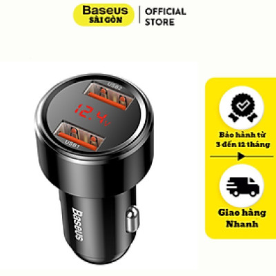 Bộ tẩu sạc Baseus Magic Series Quick Charge nhanh đa năng dùng cho xe hơi- Hàng chính hãng