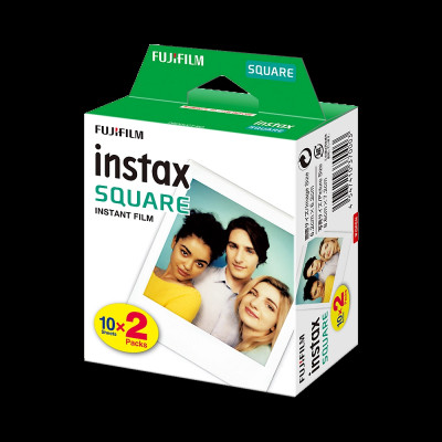 Film Instax Square Viền Trắng - Giấy in ảnh vuông cho máy chụp lấy liền Instax Square - Hàng Chính Hãng