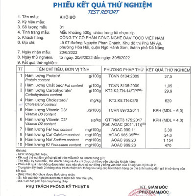 Khô Bò Sợi Hương Tiêu nhãn hiệu KINBE BEEF JERKY, khô bò sạch sợi mềm vị ít cay, ĐẶC SẢN TRỨ DANH ĐÀ NẴNG