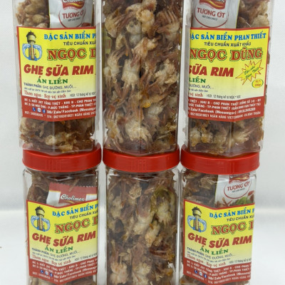 Đặc sản Phan Thiết - Ghẹ Sữa Rim Hộp (Gói) 200 Gram Đã Chế Biến Ăn Liền Ngon Ơi Là Ngon. Hạn Sử Dụng 12 Tháng Kể Từ Ngày Đặt Hàng - OCOP 4 Sao