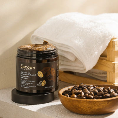 Cà phê Đắk lắk làm sạch da chết COCOON 200ml (Dak lak coffee body polish) Thuần Chay
