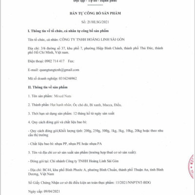 MIX 5 LOẠI HẠT DINH DƯỠNG CHỌN LỌC - Nhân óc chó đỏ, Nhân macca, Hạt điều rang, Hạnh nhân rang, Hạt bí xanh/ đóng gói 500gram