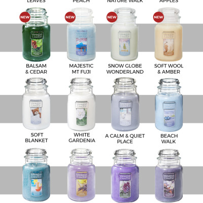 Nến hũ Yankee Candle size L - Balsam & Cedar (623g)