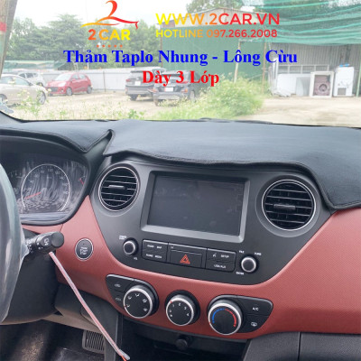 Thảm chống nóng Taplo nhung xe Suzuki XL7/ XL-7 2020- 2023 chống nóng tốt, chống trơn trượt, chuẩn khít