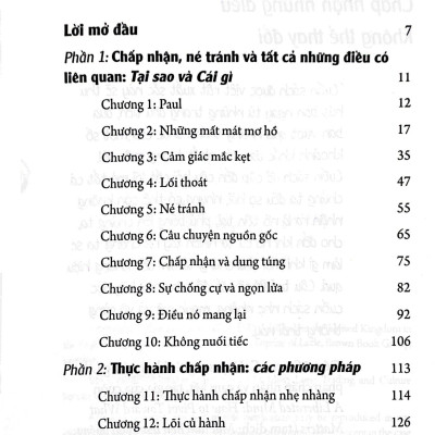 Chấp Nhận Những Điều Không Thể Thay Đổi