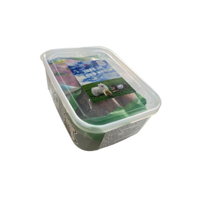 Ức gà que sữa dê 400g ăn vặt cho chó mèo Saly Q PF13.2TK (mẫu hộp ngẫu nhiên)