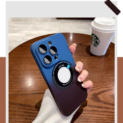 Ốp lưng Maqsafe bảo vệ camera cho iPhone 13 Pro / 13 Pro Max / 14 Plus / 14 Pro / 14 Pro Max hiệu HOTCASE Maqsafe Label trang bị kính cường lực shaphia chống chói cho Camera hỗ trợ chụp ảnh ngoài trời nắng gắt và ngược sáng - hàng nhập khẩu