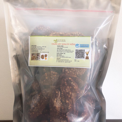 Chuối hột rừng Tây Nguyên ép miếng gói 1kg