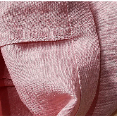 Quần Linen nữ ống rộng, Quần suông vải linen cao cấp thời trang xuân hè phong cách Hàn Quốc QD07