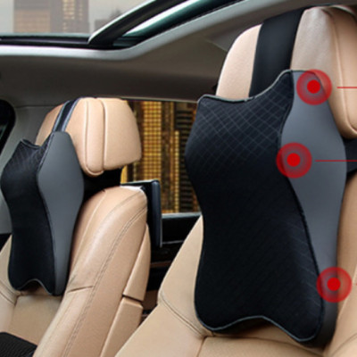 Gối tựa cổ cao su non trên ô tô bảo vệ cổ, lưng, cột sống khi lái xe -Gối tựa cổ cao su non trên ô tô bảo vệ cổ, lưng