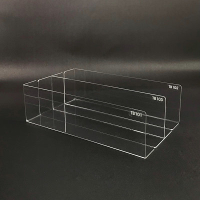 Kệ mica chữ L Enter TB102 270x40x80mm mica dày 2mm (RH)