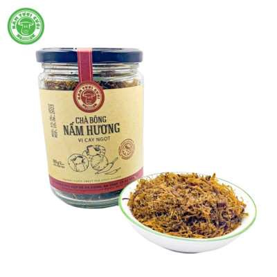 Chà Bông Nấm Hương Chay Vị Sả Tỏi Nấm Tươi Cười (Túi 250g)