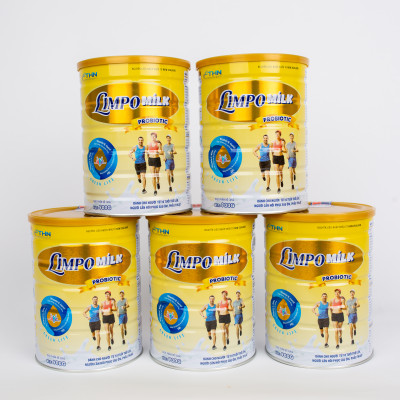 Sữa Limpo Milk Probiotic 900G cho người trên 10 tuổi cần phục hồi trước và sau phẫu thuật, tăng cường dinh dưỡng.