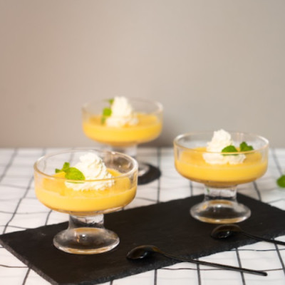 Pudding Sầu Riêng Déli - Tách lẻ 250gr - chuyên dùng làm topping trà sữa - thơm béo, mềm mại