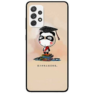 Ốp lưng dành cho Samsung Galaxy A72 5G mẫu Gấu Trúc Tốt Nghiệp