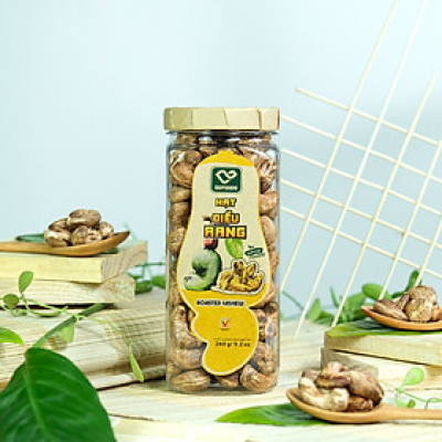 Hạt điều rang cao cấp 270g DGfoods/Roasted cashew/HVNCLCL/hạt điều bình phước/ đặc sản cần thơ, Ăn chay