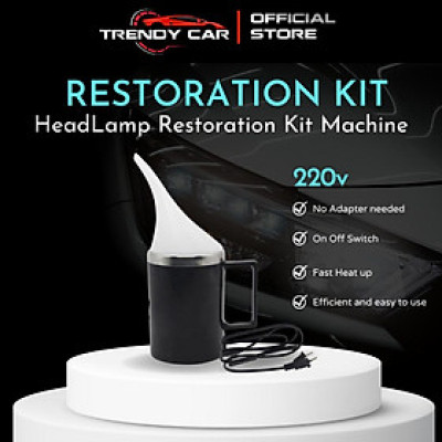 Bộ Sản Phẩm nano Tân Trang Làm Mới Đèn Pha điện 220V Đánh Bóng Phục Hồi Cho đèn Xe Ô Tô bị ố vàng