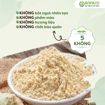 Bột Nêm Ăn Dặm Anpaso 60g - Vị Nấm Hương, Thực Phẩm Bổ Sung Dinh Dưỡng Cho Bé Ăn Dặm Cho Cả Gia Đình, Người Bị Bệnh Tim Mạch, Ăn Kiêng, Ăn Chay