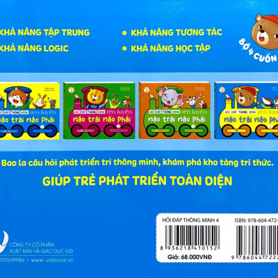 Hỏi Đáp Thông Minh - Rèn Luyện Não Trái Não Phải - Tập 4