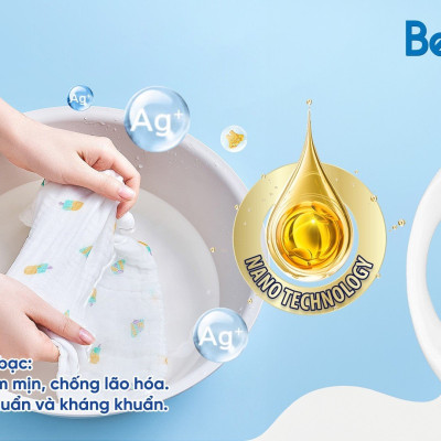 Nước Giặt Xả Công Nghệ Sinh Học Bell Home Hương Tinh Tế 3,2KG