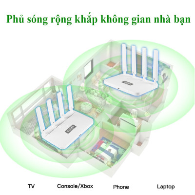 Cục phát wifi6 tốc độ cao WR1800K, router wifi6 băng tần kép mesh tốc độ cao khả năng xuyên mạnh mẽ - Hàng chính hãng/Hàng nhập khẩu