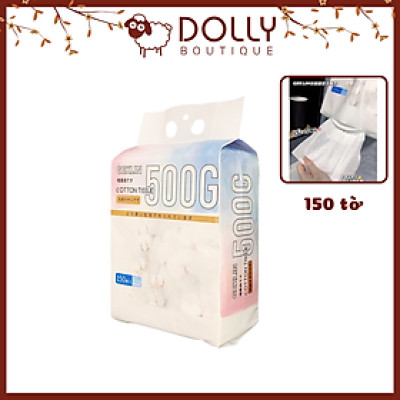 Khăn Khô Đa Năng Cotton Tisue Nội Địa Trung Túi Lớn 150 tờ