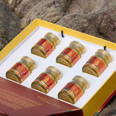 [ 35% YẾN TƯƠI ][ NHẬN GHI THIỆP MỪNG] Hộp quà 6 lọ Yến Khánh Hòa La San Đông Trùng Hạ Thảo ít ngọt