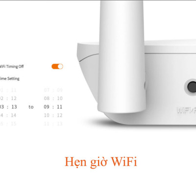 Thiết bị phát wifi không dây 4 râu chuẩn 300Mbps kích sóng repeater Wireless Router F6 Tenda hàng chính hãng