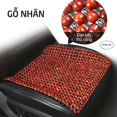 Miếng Đệm Hạt Gỗ PaKaSa Massage Ghế Ô TÔ , Xe Hơi , Ghế Văn Phòng KT 45 x 45 cm - Chính Hãng 
