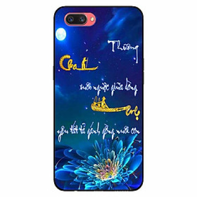 Ốp lưng in cho Oppo A3s/ A5 2018 Mẫu Thư Pháp Cha Mẹ