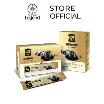 Cà Phê Hòa Tan G7 Trung Nguyên Gold Motherland - Hộp 14 Gói - Cà Phê Sữa Thơm Nồng, Ngọt Thanh Vị Gừng