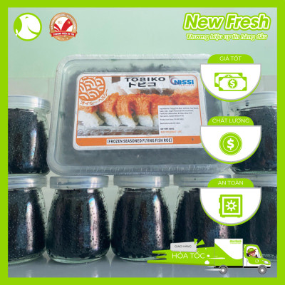 Trứng Cá Chuồn Tobiko Nhật Bản Màu Đen - Hộp 500g