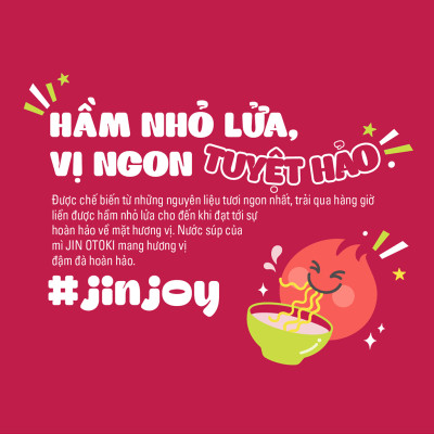 Combo 6 Ly Mì Jin Cay Ottogi 65g