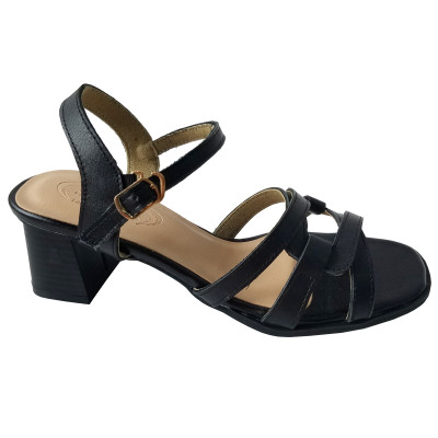 Giày Sandal Cao Gót Da Bò BIGGBEN Cao 5 Phân SDCG133