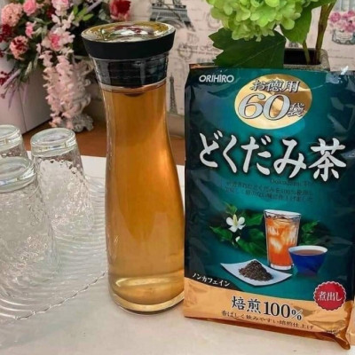 Trà Diếp Cá Hỗ Trợ Thanh Nhiệt, Thải Độc Dokudami Tea Orihiro 60 Túi Lọc Nhật Bản, Giúp Thanh Lọc Cơ Thể