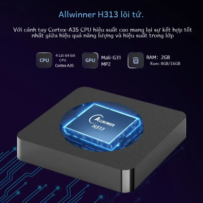 Android tv có điều khiển giọng nói tiếng việt hỗ trợ bluetooth Wifi 2 băng tần kép cài sẵn truyền hình cáp và xem phim HD miễn phí vĩnh viễn - Hàng nhập khẩu