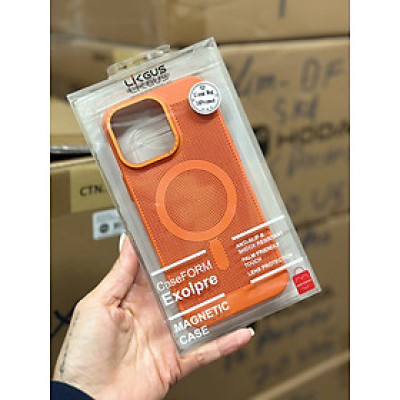 Ốp lưng lưới tản nhiệt dành cho iPhone 16 Pro , 16 Pro Max hỗ trợ sạc không dây hiệu Likgus - Hàng chính hãng