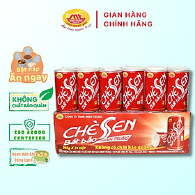 Chè sen bát bảo Minh Trung 365g - Chè Sen Bát Bảo 24 (thùng 24 lon)