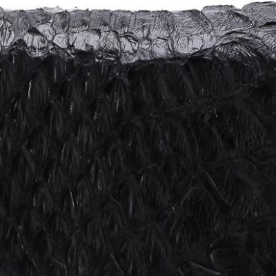 Ví nữ da trăn Huy Hoàng 3 gấp màu đen HT3329