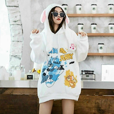 Áo hoodies nam nữ họa tiết Tom and Jerry đình đám hot hit