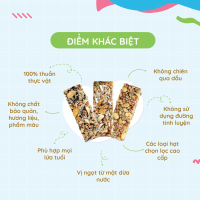 3 hộp 3 vị thanh hạt dinh dưỡng Freshie thuần thực vật không chiên dầuTÂM MINH FOODS