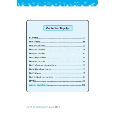 Sách - Global Success - Vở Bài Tập Tiếng Anh Lớp 3 - Có Đáp Án - Tập 1 - Minh Thắng