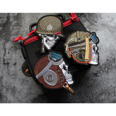 Patch vải velcro chiến binh dán ba lô, nón , quần áo , túi xách