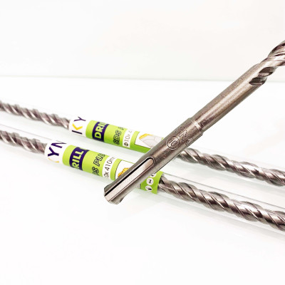 Phi Ø 10 dài 410MM mũi khoan bê tông SDS xuyên tường đầu dẹt KYNKO MKBTXT- 10410