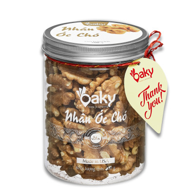 Quà Tặng Oaky - Combo Hạt Dinh Dưỡng Cao Cấp Nhân Óc Chó Vàng, Nhân Óc Chó Đỏ, Nho Khô - Tặng Túi Giấy Sang Trọng