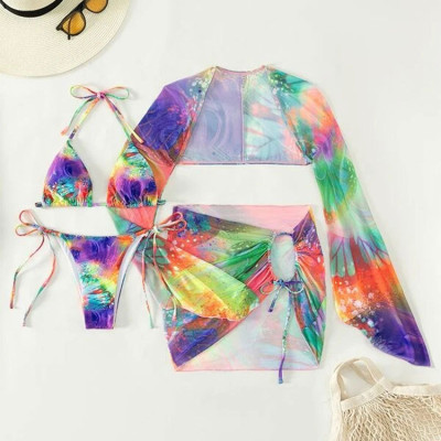 BỘ BIKINI ĐI BIỂN 4 MÓN SIÊU HOT