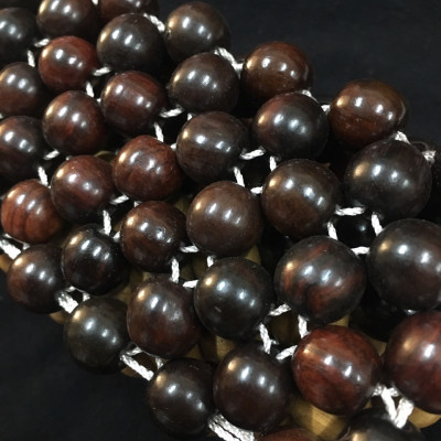 Lót ghế ô tô hạt gỗ Mun ( hình thật )