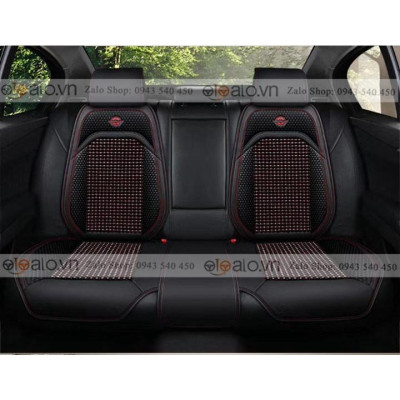 Áo trùm lót bọc ghế da xe ô tô Toyota Zace da hạt gỗ tự nhiên CAO CẤP