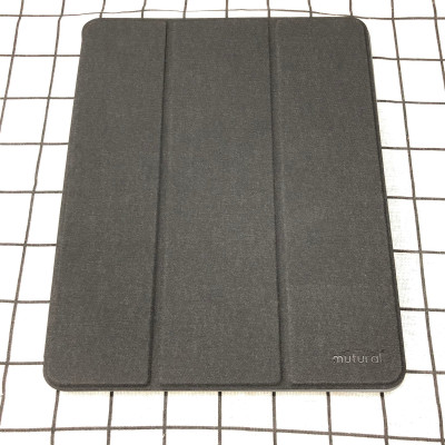 Bao da chính hãng Mutural cao cấp cho iPad Pro 12.9 2020 có khay đựng bút - Đen